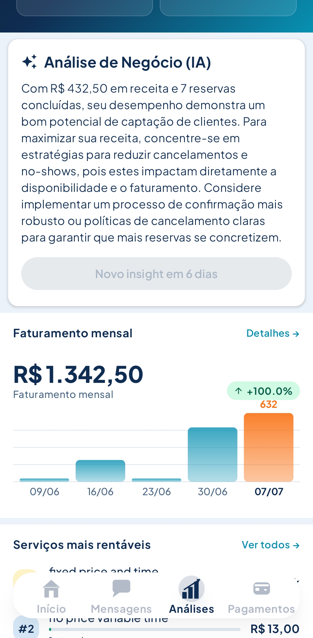 Analytics - Painel Financeiro